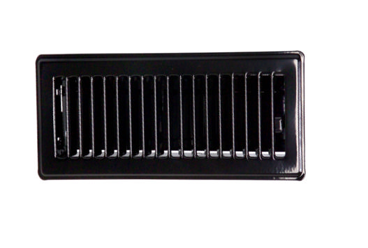 300.100 Floor Register Metal Black