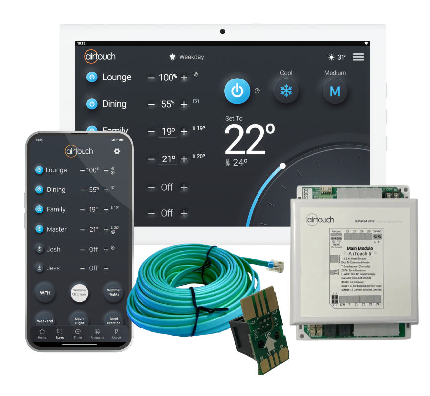 AirTouch5 1-8 Zone Control Kit 