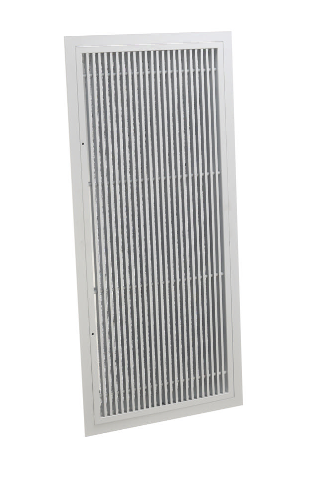 745.395 Linear Bar Return Air Grille 0 Deg White 
