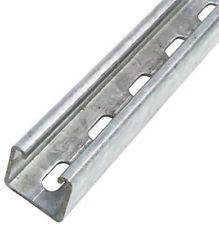 40.40.20-1.6mm Slotted Gal. U Chnl. 3-Mtr Lg.