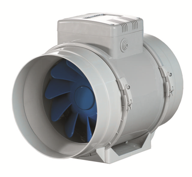 125mm Mixed Flow Fan 2 Speed Plug&Lead 80-110 L/s