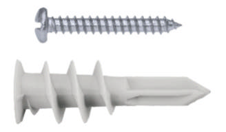 Nylon Self Drilling Wall Anchor Drill Point 