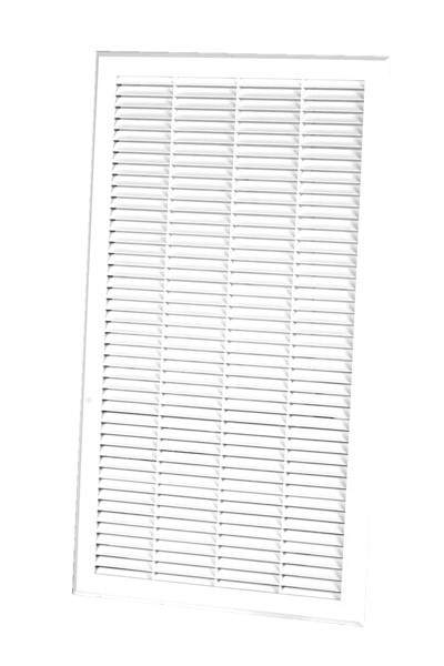 350.1200 Plastic Louvre Return Air Grille White 