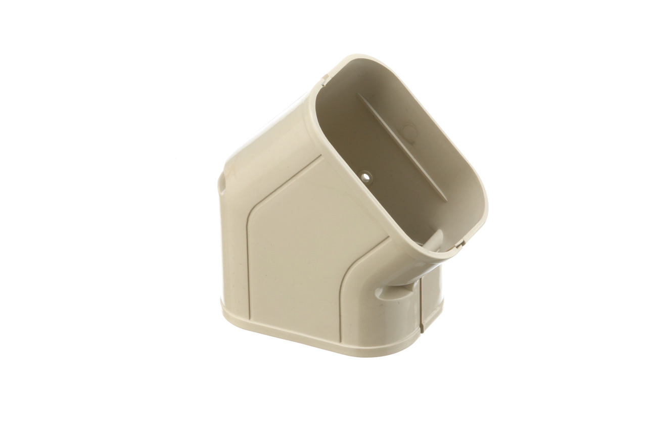 PVC Pipe Duct 100mm Flat Elbow 45 Deg (PSKF10)