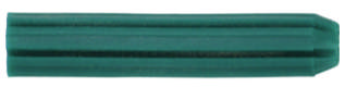 Green PVC Masonry Plug 38mm