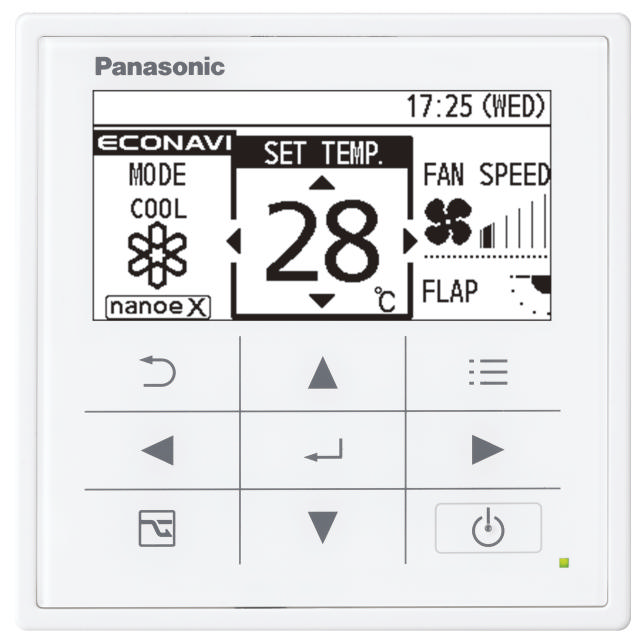 Panasonic Delux Wall Control - Ducted
