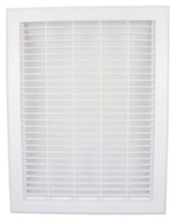 380.510 Plastic Return Air Grille Straight Blades 