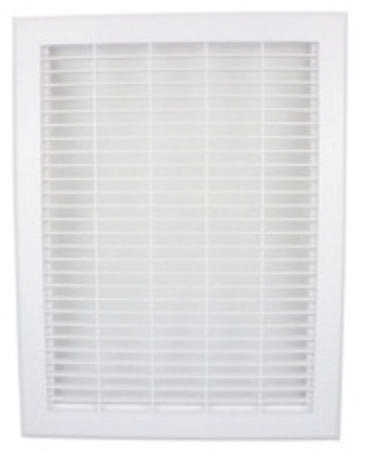 400.1000 Plastic Return Air Grille Straight Blades