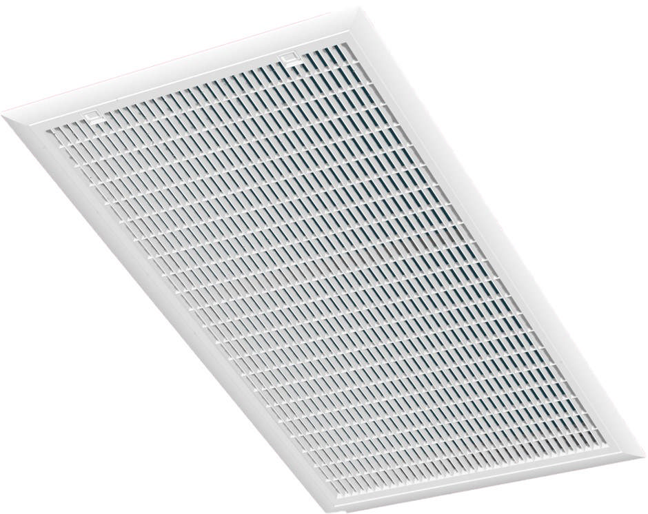 FASTCLIP RETURN AIR GRILLE V-FORM FILTER 600x450