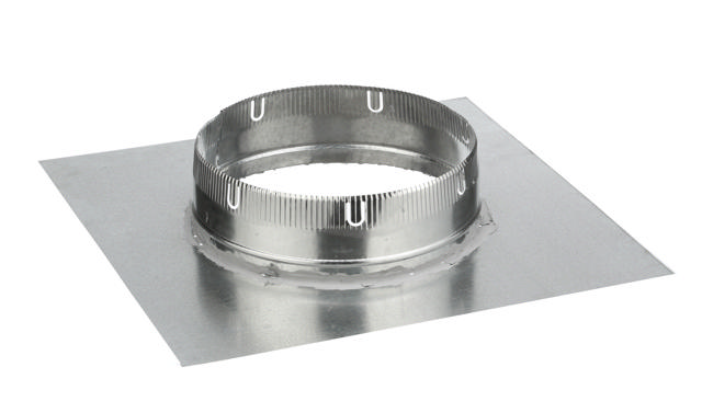 Return Air Plate 600.600 Galv 350mm S/collar