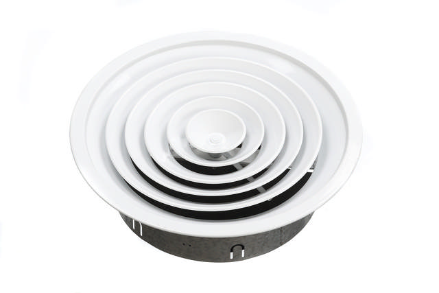 200mm Neck Round Diffuser B/D And M/Clips