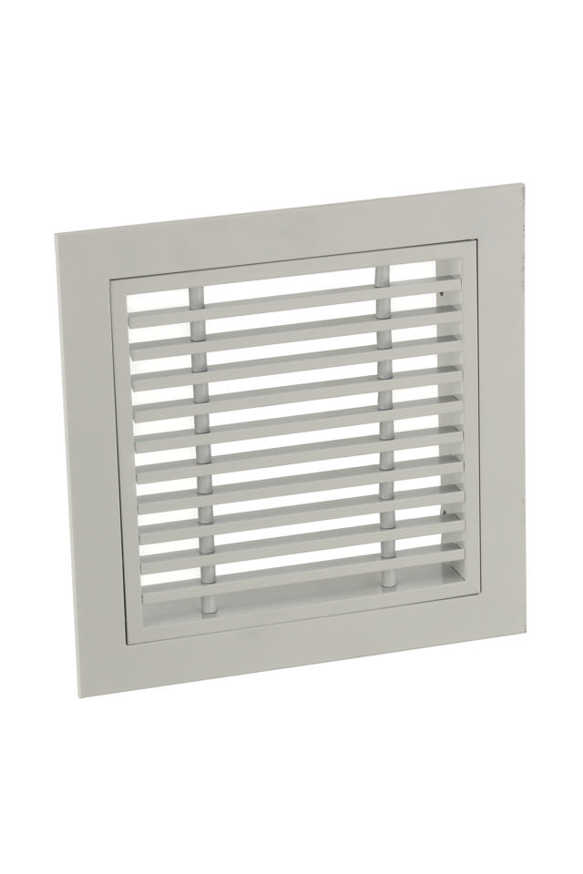 Linear Bar Grille 0 Deg Removable Core White 