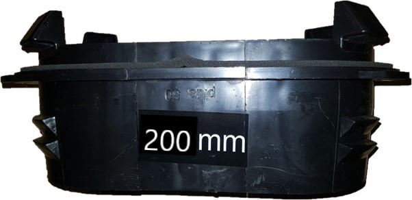 CLIP-IN SPIGOT FOR DUCTBOARD - 200 dia             (Small)