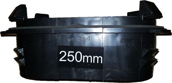 CLIP-IN SPIGOT FOR DUCTBOARD - 250 dia             (Small)