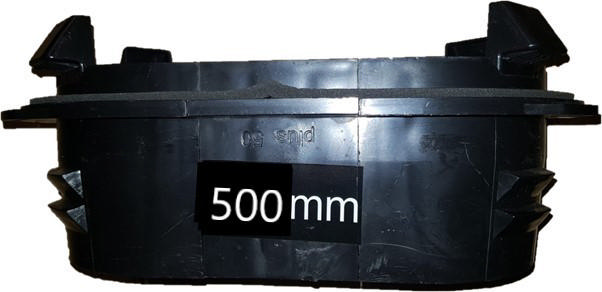 CLIP-IN SPIGOT FOR DUCTBOARD - 500 dia             (LARGE)