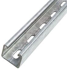 40.40.20-1.6mm Slotted Gal. U Chnl. 3-Mtr Lg.