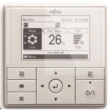 Optional Backlight Wired Controller