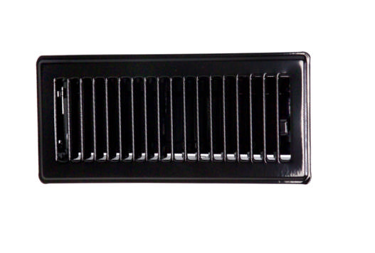 300.100 Floor Register Metal Black