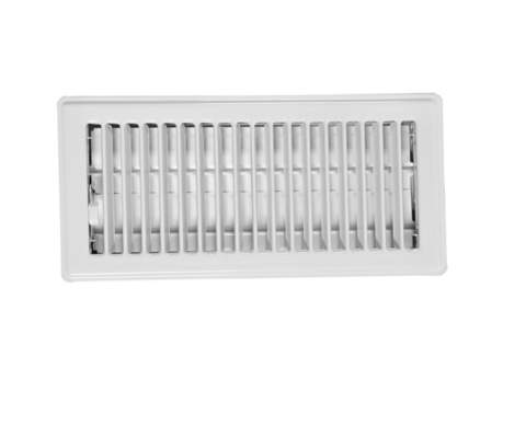 300.100 Floor Register Metal White