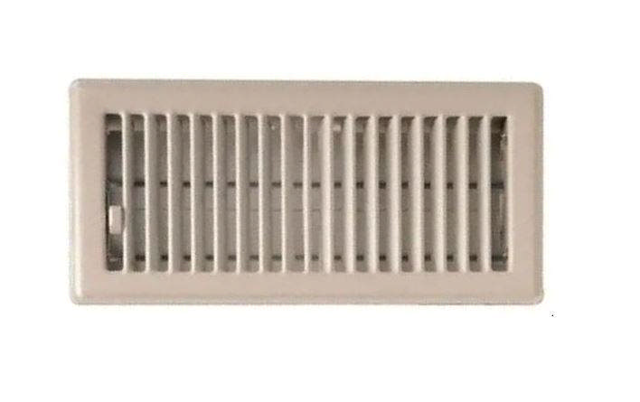 350.150 Floor Register Metal Beige
