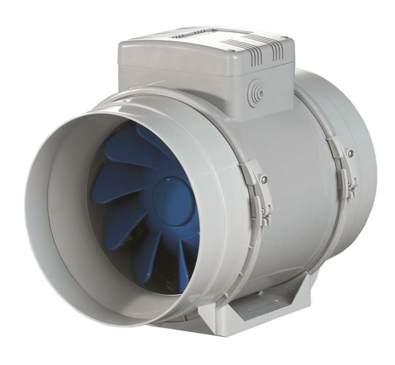 250mm Mixed Flow Fan 2 Speed Plug&Lead 300-380 L/s