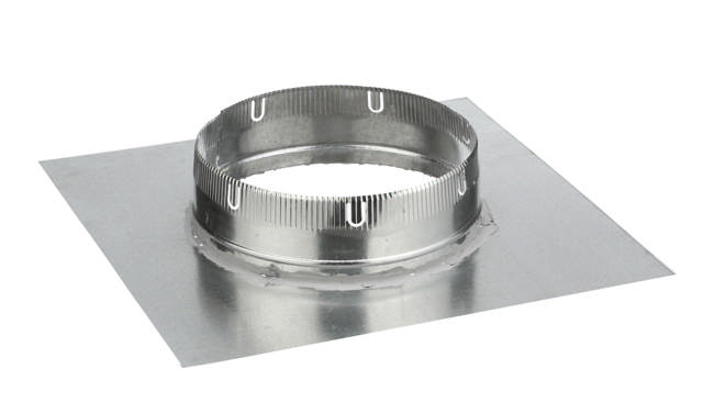 Return Air Plate 600.600 Galv 350mm S/collar