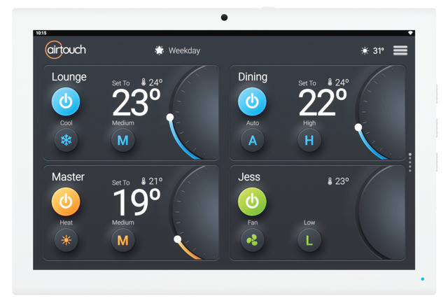 AirTouch5 Screen 