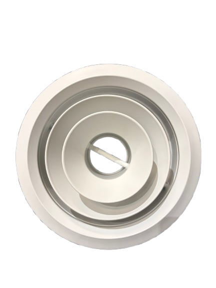 200mm Jet Diffuser Aluminium White 